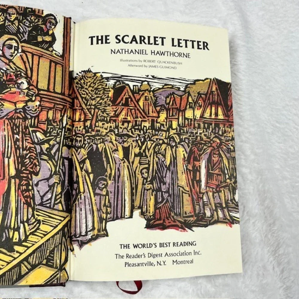 The Scarlet Letter Nathaniel Hawthorne Reader's Digest 1984 Hardcover Book